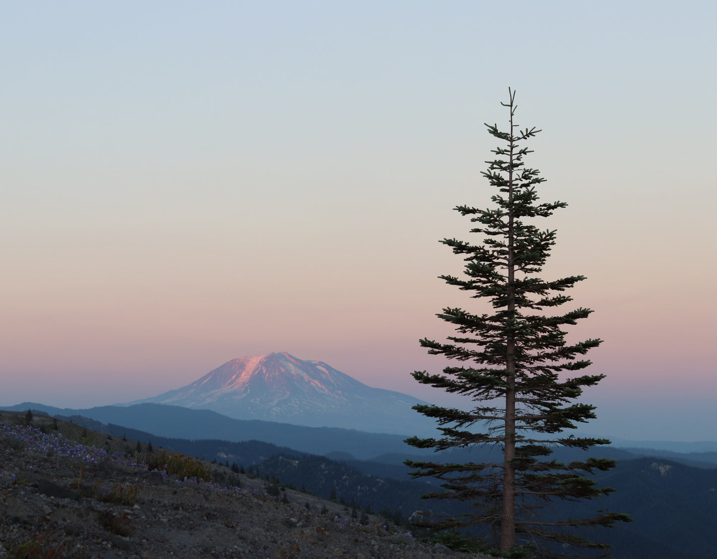 Mountain Sunset Print